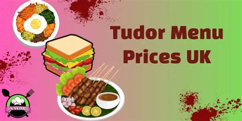 tudor menu|tudors menu and prices 2024.